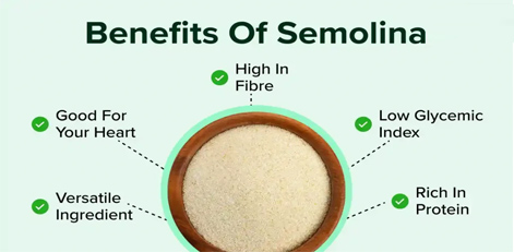 Why must we add semolina to our diet?