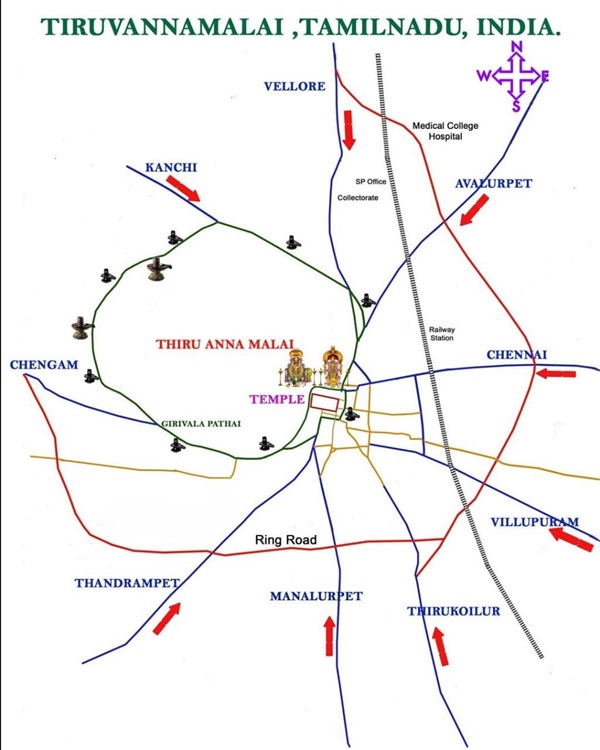 New Traffic Regulations in Tiruvannamalai to Decongest Temple Town from February 1!